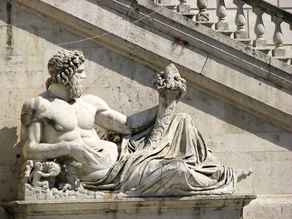 Monument Rom Nära Victor Emmanuel Monument Rom Italien — Stockfoto