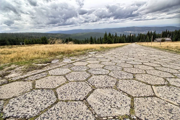 Sala Szrenicka Las Montañas Gigantes Szklarska Poreba Ciudad Montañas Gigantes — Foto de Stock