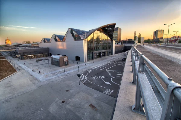 Lodz Fabryczna Bahnhof Lodz Poland — Stockfoto