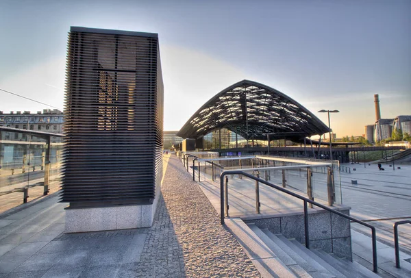 Lodz Fabryczna Bahnhof Stadtzentrum Polen — Stockfoto