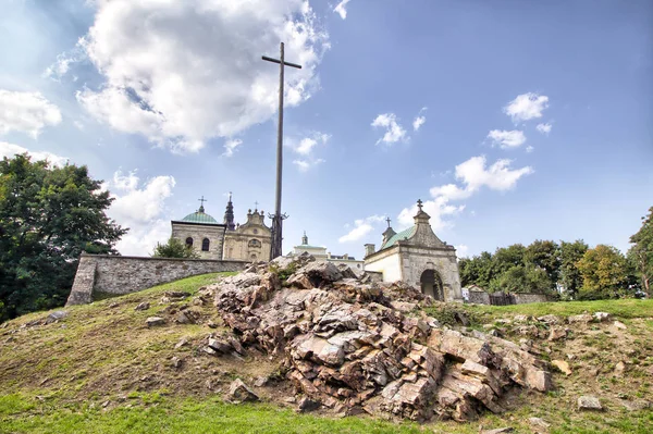 Santa Cruz Lysa Gora Las Montañas Swietokrzyskie Kielce Polonia — Foto de Stock