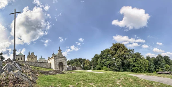 Saint Cross Lysa Gora Swietokrzyskie Mountains Kielce Polónia — Fotografia de Stock