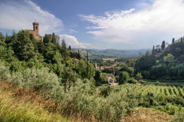 Brisighella Kalesi ve Kulesi - İtalya
