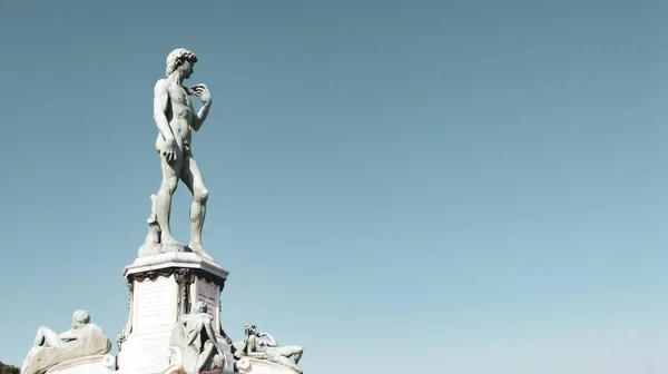 Estátua David Piazzale Michelangelo Florença — Fotografia de Stock