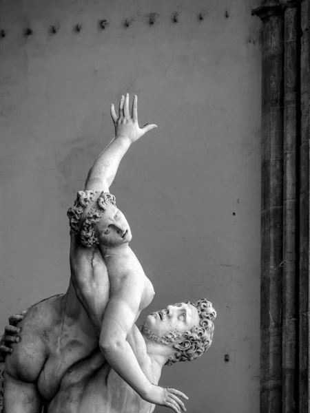 Die Vergewaltigung Der Sabinerinnen Florenz — Stockfoto