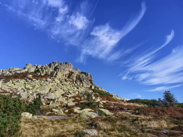 Wielki Szyszak Mountain Montanhas Gigantes Polónia — Fotografia de Stock