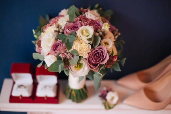 Bouquet Mariage Close — Photo