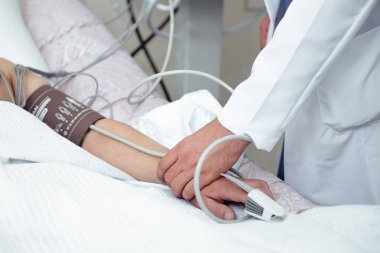 Doktor önlemler darbe olan bir hastanın hastanede Yangın önleyici donatım