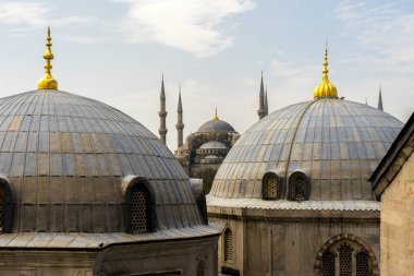 İstanbul 'daki Mavi Cami manzarası
