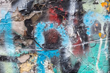 Graffiti Duvar fotoğraf yakın çekim