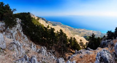 Üstten görünüm bağlama Aenos (veya Ainos)