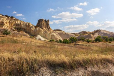 Doğal dağ manzarası. Cappadocia, Anadolu, Turkey