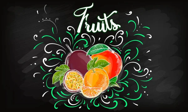 Modelo de design de logotipo do vetor de maçã doce. ícone de fruta fresca, comida ou tabuleiro de menu. Ilustração vetorial —  Vetores de Stock