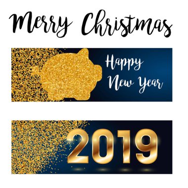 mutlu yeni yıl, 2019, Çin yeni yılı selamlar, domuz, servet, yıl (çeviri: mutlu yeni yıl zengin domuz )