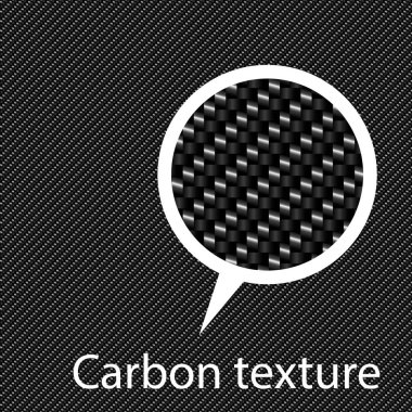 Vektör siyah karbon fiber arka plan. Gerçekçi illüstrasyon