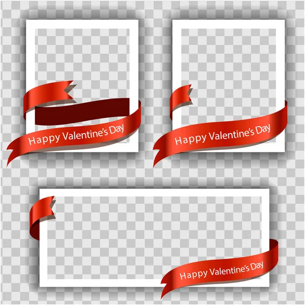 Joyeux Valentines Carte Lettrage Arrière Plan Typographique Avec Ornements Coeurs — Image vectorielle