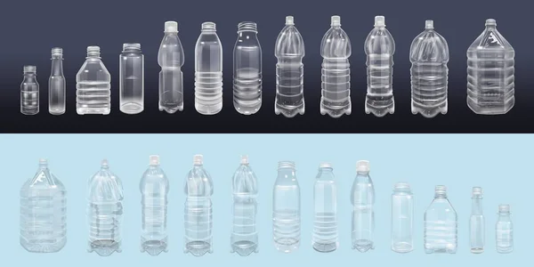 Big plastic bottle of potable water 3d Royalty Free Vector