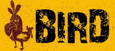 Kuş koleksiyonu. Sevimli el çizimi kuş resimleri koleksiyonu. Beyaz vektör kümesinde siyah