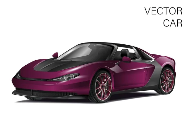 Генева Перемикання Березня 2015 Pininfarina Ferrari Sergio Vector Illusration — стоковий вектор