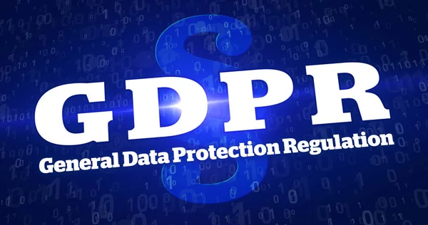 Rgpd Reglamento General Protección Datos Candados Símbolo Párrafo Palabras Clave — Foto de Stock