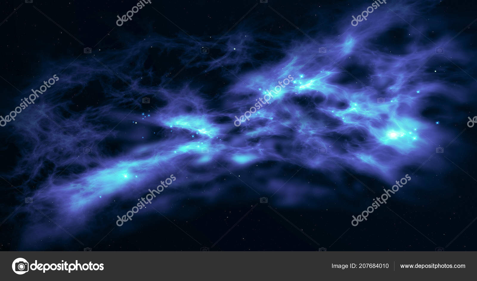 星云云中恒星诞生的星系宇宙背景空间探索的抽象概念3d 图库照片 C Skorzewiak