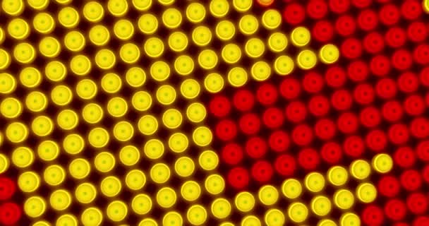 Symbole des flèches sur l'écran LED. Grand panneau directionnel éclairé sur l'animation de l'écran des ampoules .