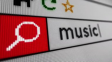 Müzik internet arama. Bilgisayar, akıllı telefon veya tablet www tarayıcıda anahtar kelime yazarak. Piksel ile ekran görünümünü kapat.