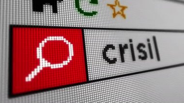 Kriz internet arama. Bilgisayar, akıllı telefon veya tablet www tarayıcıda anahtar kelime yazarak. Piksel ile ekran görünümünü kapat.