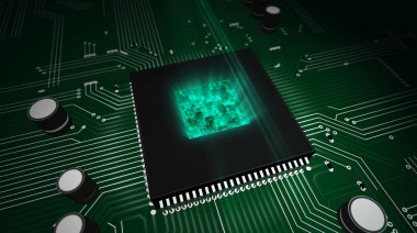 CPU devre kartı üzerinde