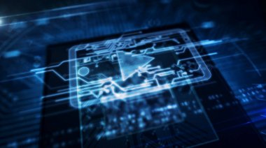 Dijital medya hologram ile gemide işlemci