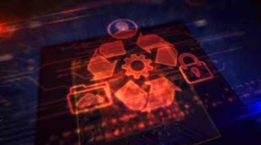 Veri yönetimi hologramı ile gemide cpu