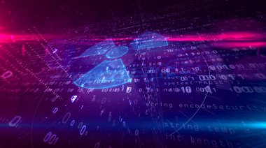 Nükleer sembol hologramı ile siber savaş