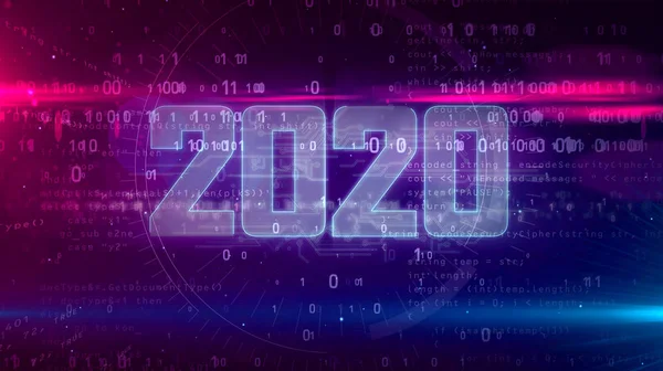 Ologramma moderno 2020 — Foto Stock