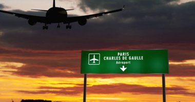 Paris Charles de Gaulle uçak iniş