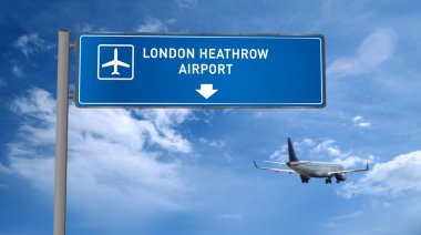 Tabela ile Londra Heathrow uçak iniş