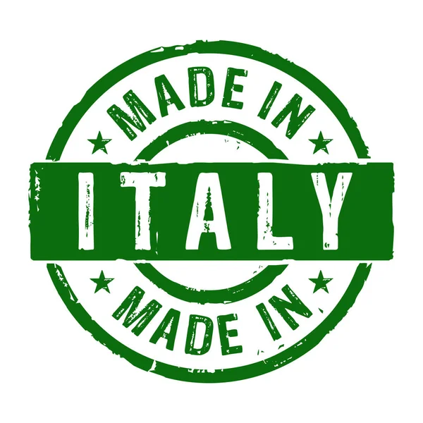 Feito Itália Ícone Vetor Selo Grunge Conceito País Fábrica Fabricação —  Vetores de Stock