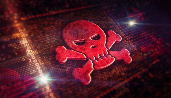 Киберпреступность Нарушение Безопасности Взлом Компьютерной Защиты Пиратство Технологии Кражи Данных — стоковое фото