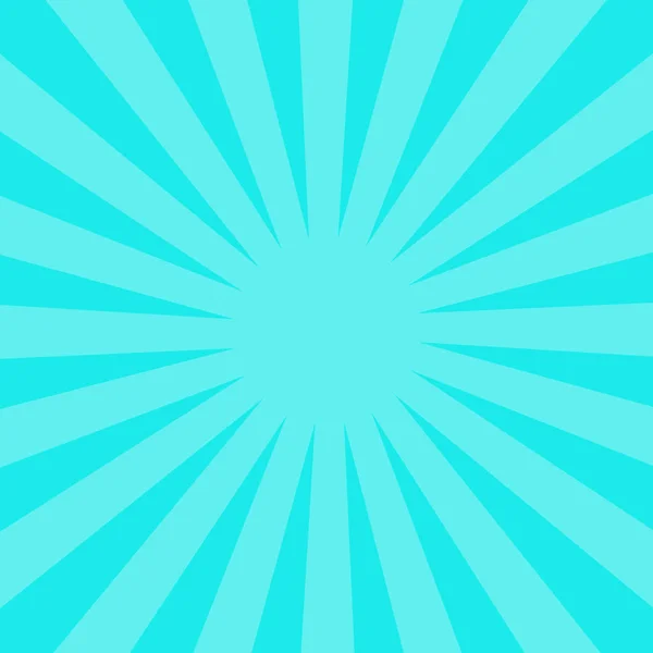 Açık mavi arkaplan ve beyaz ışınlar. Pankartlar, posterler, kartlar, broşürler, davetiyeler için eğlenceli bir duvar kağıdı. Vektör kare illüstrasyonu