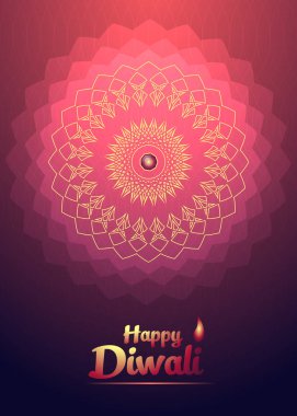 Mutlu Diwali festivali arka plan kırmızı ışık çiçek