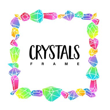 Kristaller çerçeve şablonu