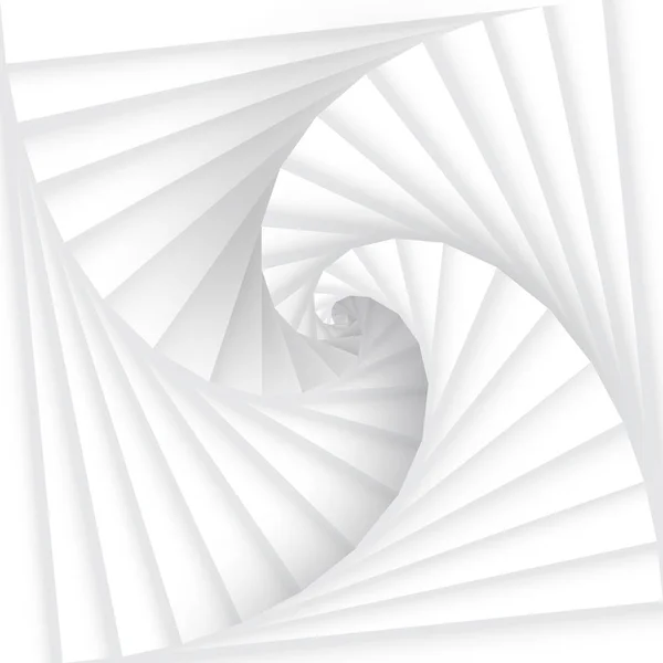 Ortalamak için arka plan beyaz renk tasarımı ile geometrik twist. Vektör illüstrasyon kavramı bilim, fütüristik. teknoloji, iş sunumu.