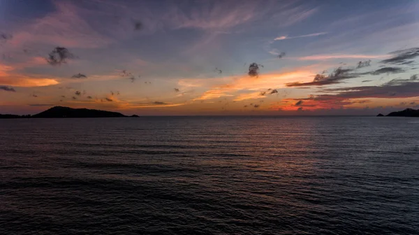 Aerial Sunset Sky Background — Stock Photo, Image