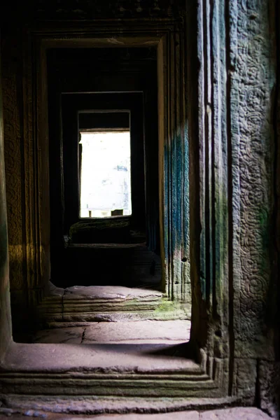 Bayon Tempel Landschap Cambodja — Stockfoto