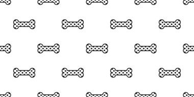 Köpek kemik izole vektör polka dot Dikişsiz desen duvar kağıdı arka plan