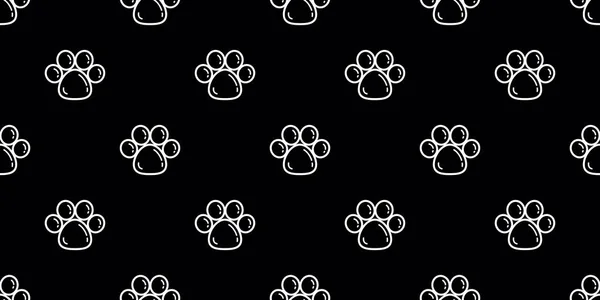 Dog Paw Seamless pattern Cat Paw isolated vector foot print wallpaper  background illustration - Stock Image - Everypixel