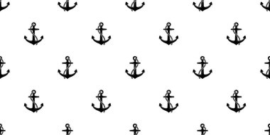 çapa Dikişsiz desen vektör dümen deniz deniz tekne deniz okyanus duvar kağıdı arka plan illüstrasyon izole