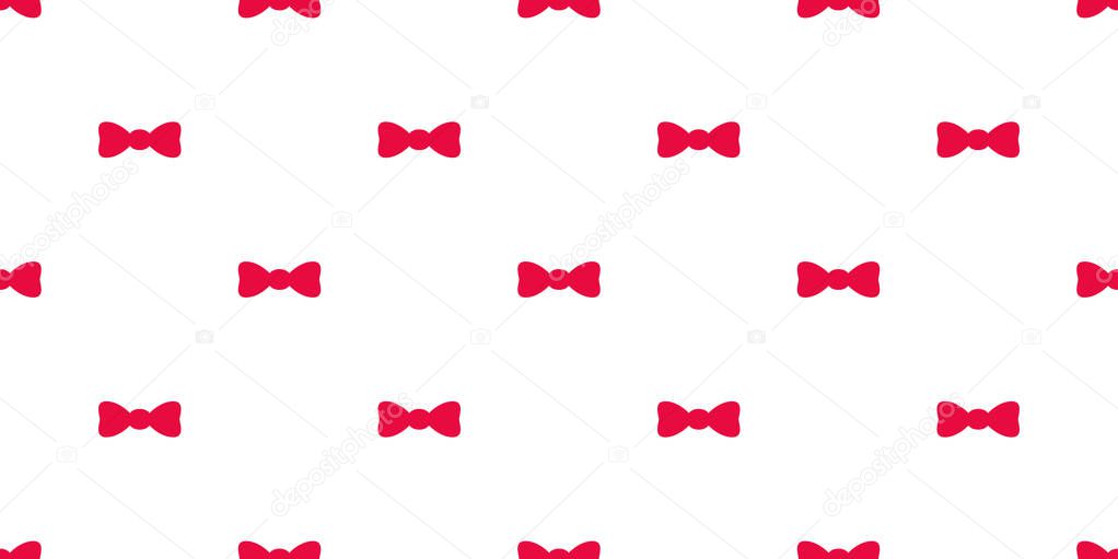 Bow tie gift vector seamless pattern isolated wallpaper background