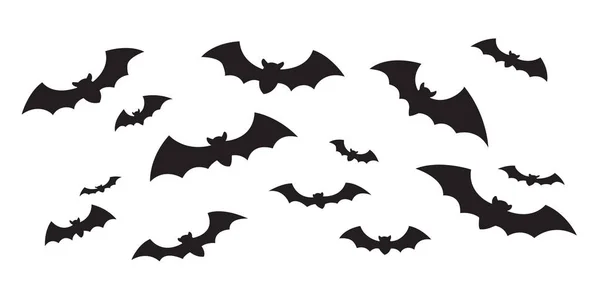 Bat Vector Halloween Icono Logo Mosca Doodle Carácter Ilustración — Archivo Imágenes Vectoriales