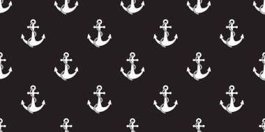 Çapa Dikişsiz desen vektör dümen deniz deniz tekne okyanus deniz duvar kağıdı arka plan siyah izole