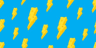 Dikişsiz desen tereyağı peynir izole vektör duvar kağıdı arka plan mavi gök gürültüsü